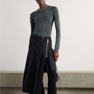 Our Legacy lace trimmed long sleeve TENCEL EU34